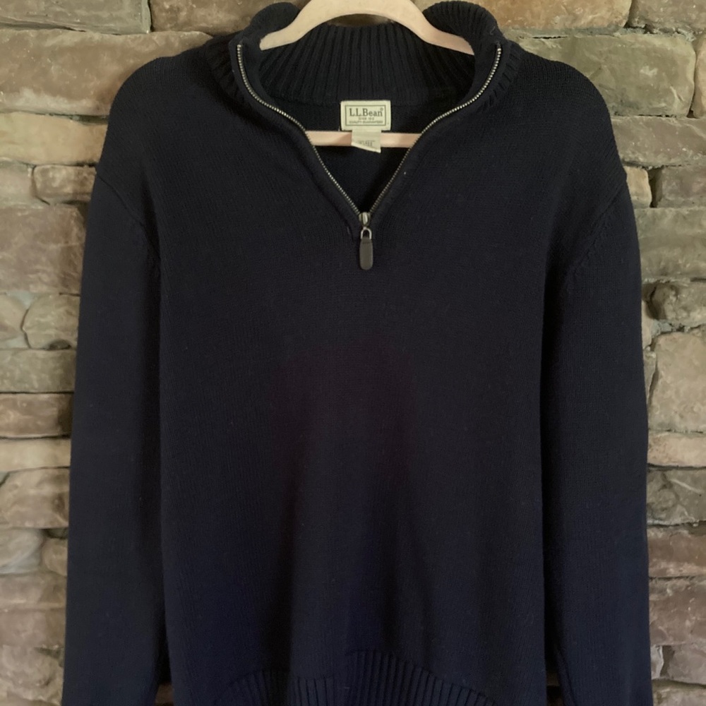 L.L. Bean 1/4 zip pullover Sweater- men’s medium
